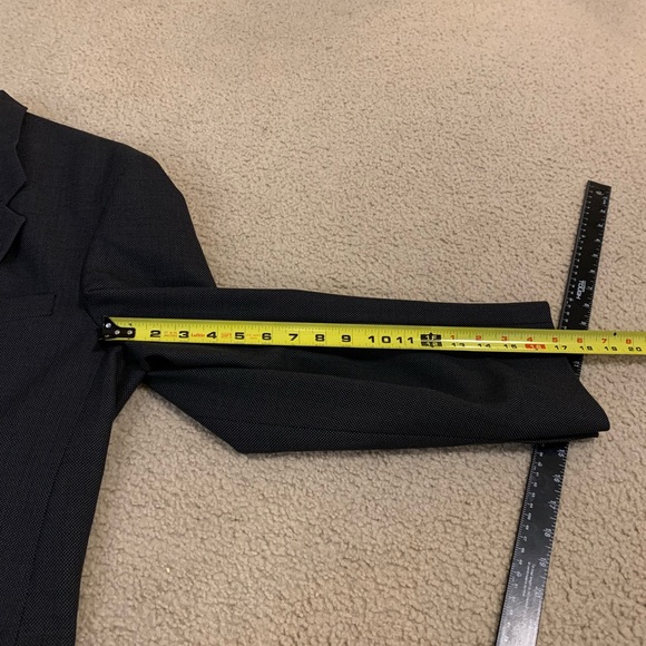 Kasper Suit Jacket & pants size 42L Dark gray 2 button closure - Picture 7 of 12